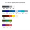 tank top color chart - Daniel Ricciardo Store